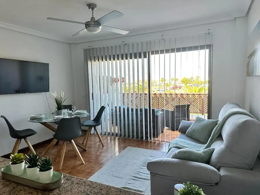 Charming Apartment In Golf Del Sur, Ak336 With Heated Pool And Ocean View San Miguel de Abona Spanien