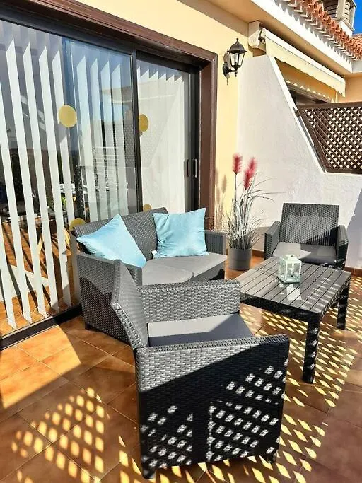 Charming Apartment In Golf Del Sur, Ak336 With Heated Pool And Ocean View San Miguel de Abona Spanien